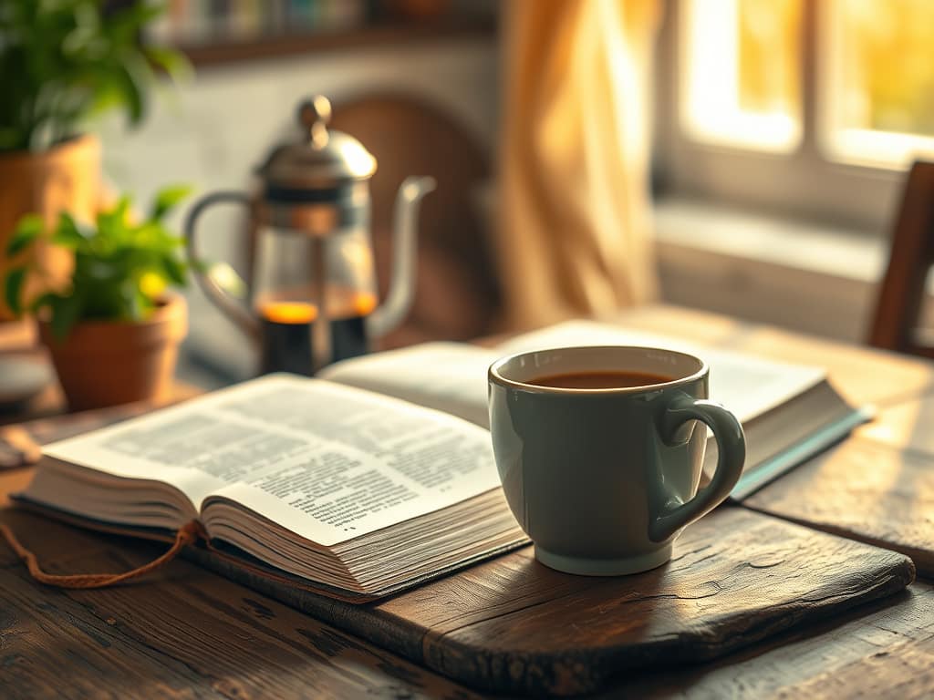 coffee and conversations with Jesus