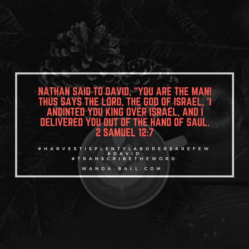 2 Sam 12-7 david