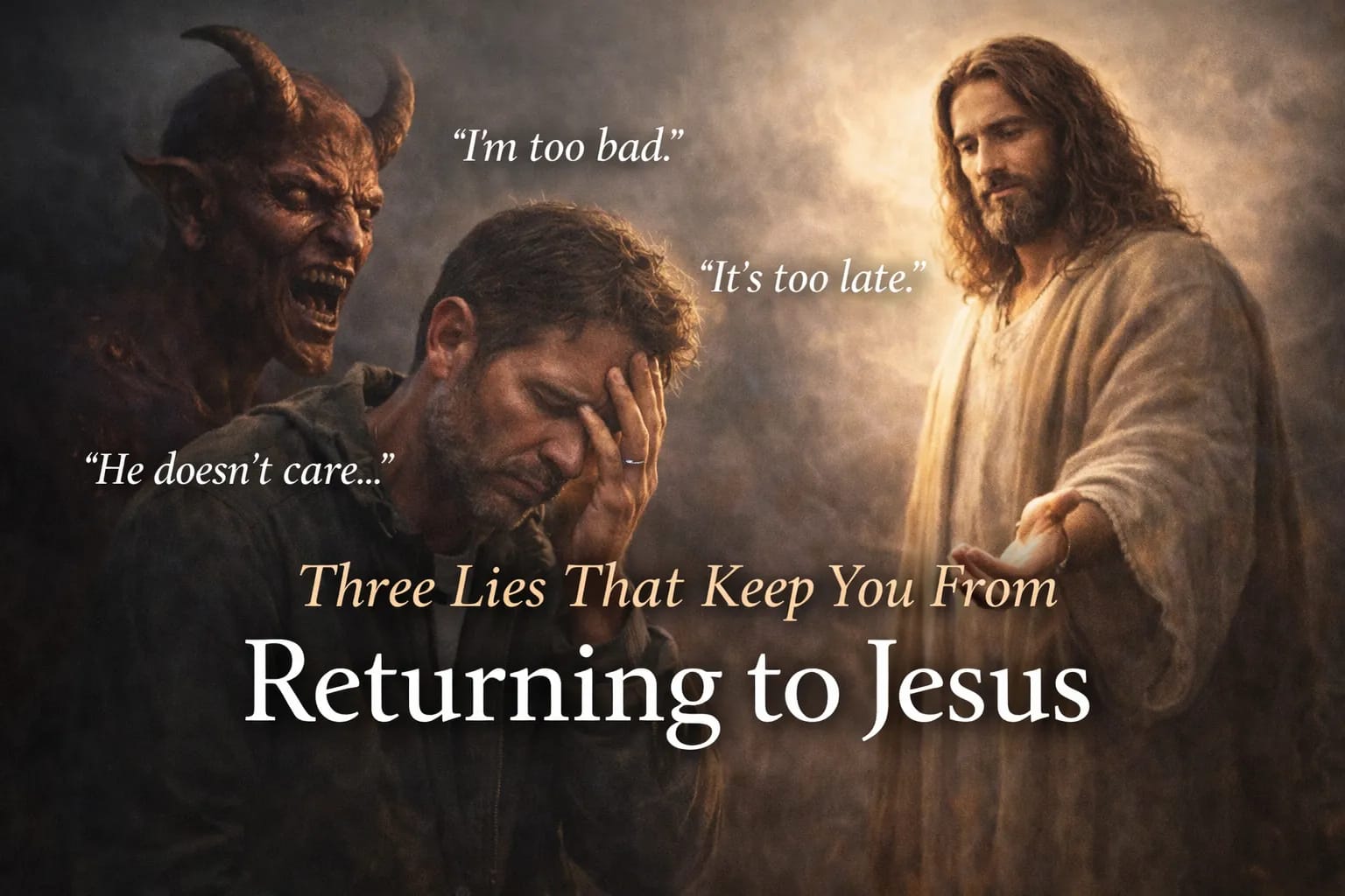 Three Lies That Keep You From Returning to Jesus