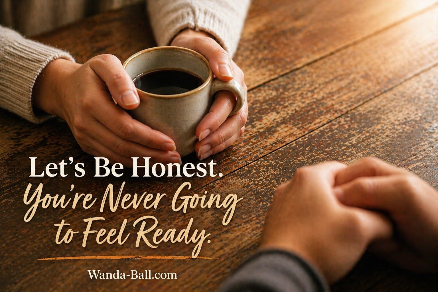 Lets be honest, you're never going to feel ready