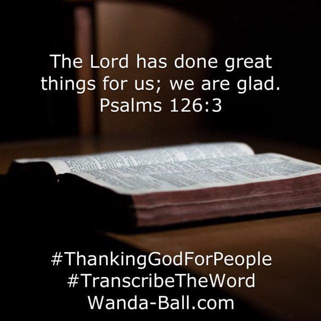 thank god for people psalms 126-3