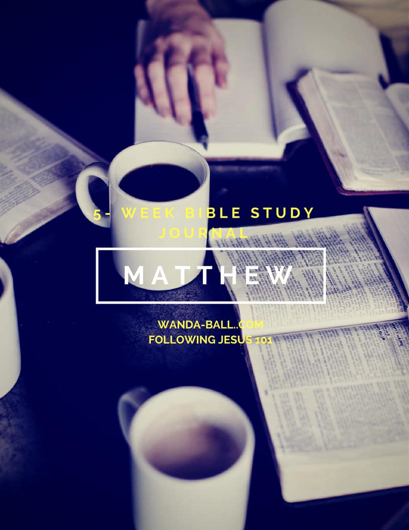 Following Jesus 101: Gospel of Matthew Bible Study Challenge Intro & Free Stuff